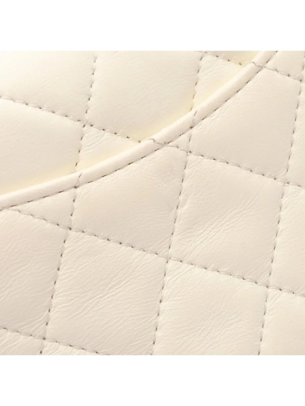 Chanel Shoulder Bag Quilted Mini Flap White Lambskin Small Chain